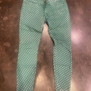 Current Elliott Stiletto Jean Polka Dot